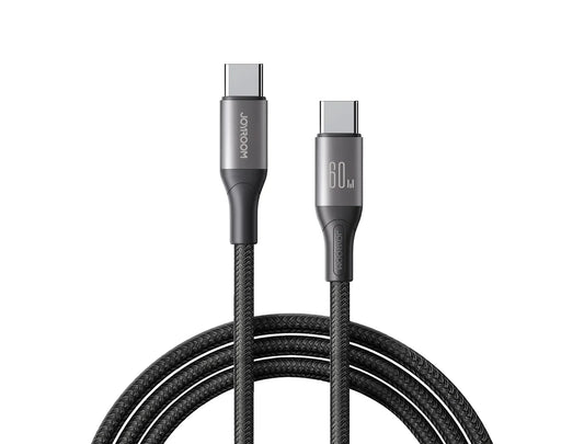 JOYROOM Flash Series 60W USB‑C to USB‑C 2m Black Cable
