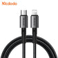 MCDODO Prism 1.2m Type‑C to Lightning Fast Charging Cable Black