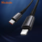 MCDODO Prism 1.2m Type‑C to Lightning Fast Charging Cable Black