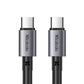 MCDODO 65W USB‑C to USB‑C Fast Charging Cable 1.5 m Black