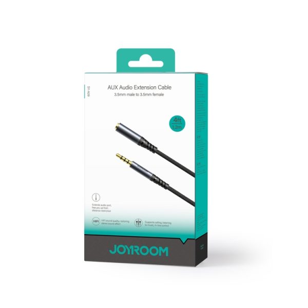 Joyroom 1.5m Braided Nylon AUX 3.5mm Stereo Audio Cable