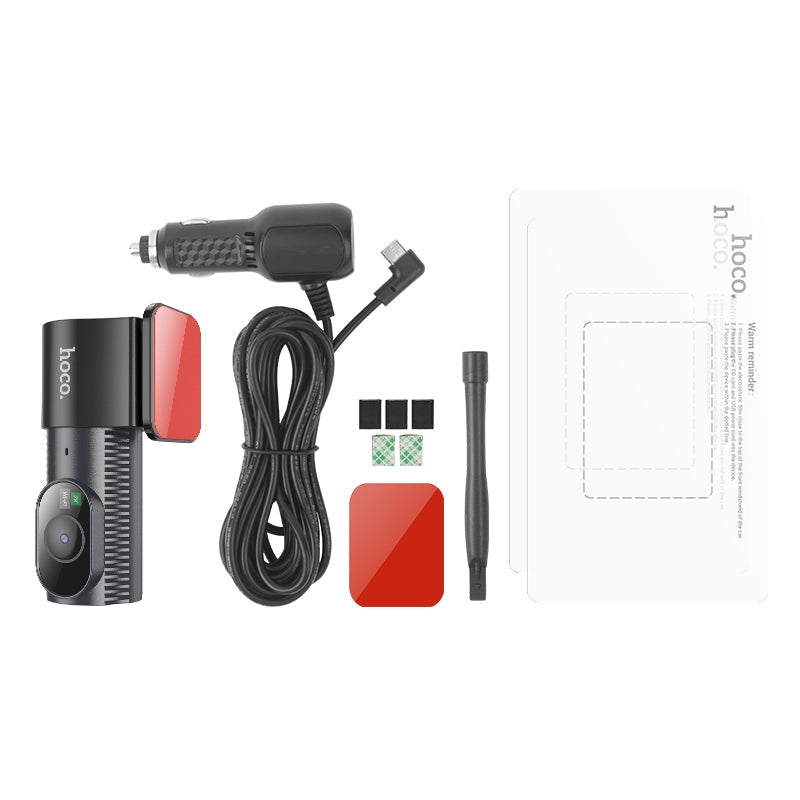 Hoco DV7 2K Hidden Dash Cam with 140° Wide‑Angle Lens