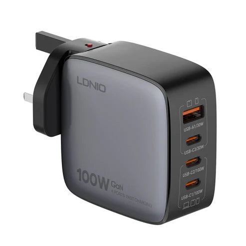 LDNIO Q408 100W GaN Super Fast Charger 4-Port