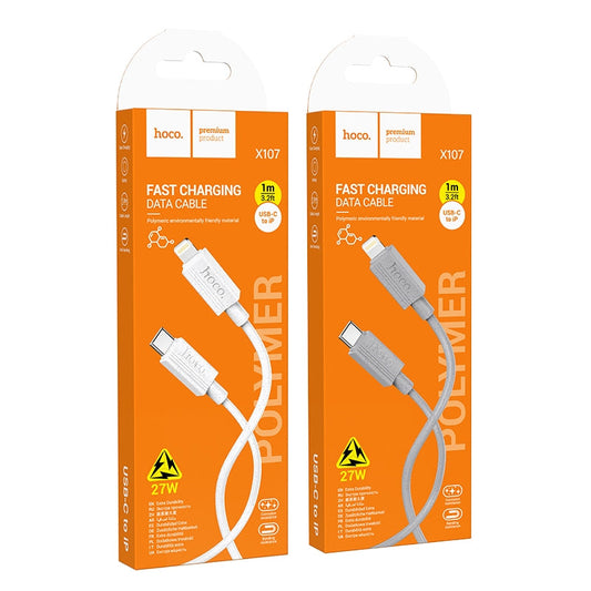 Hoco X107 Favor PD Lightning to USB-C Fast Charging Cable