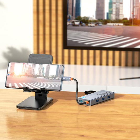 Hoco HB50 5‑in‑1 USB‑C Hub with HDMI and Power Delivery