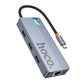 Hoco HB51 6‑in‑1 USB‑C Multiport Hub with HDMI, Ethernet, PD