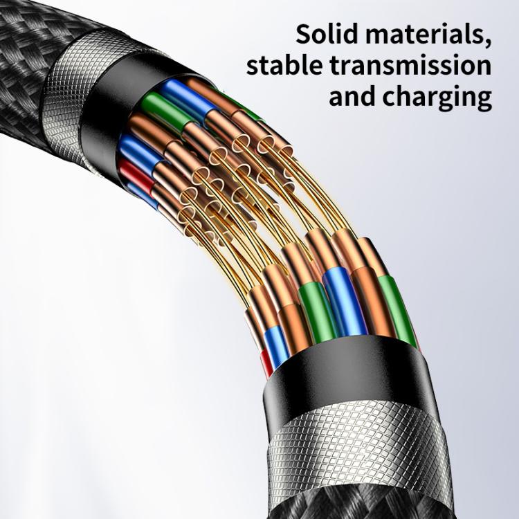 Yesido 27W Type‑C to Lightning Fast Charging Cable 3m Black