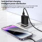 Yesido CA134L 3‑Meter USB‑to‑Lightning Fast Charging Cable Black