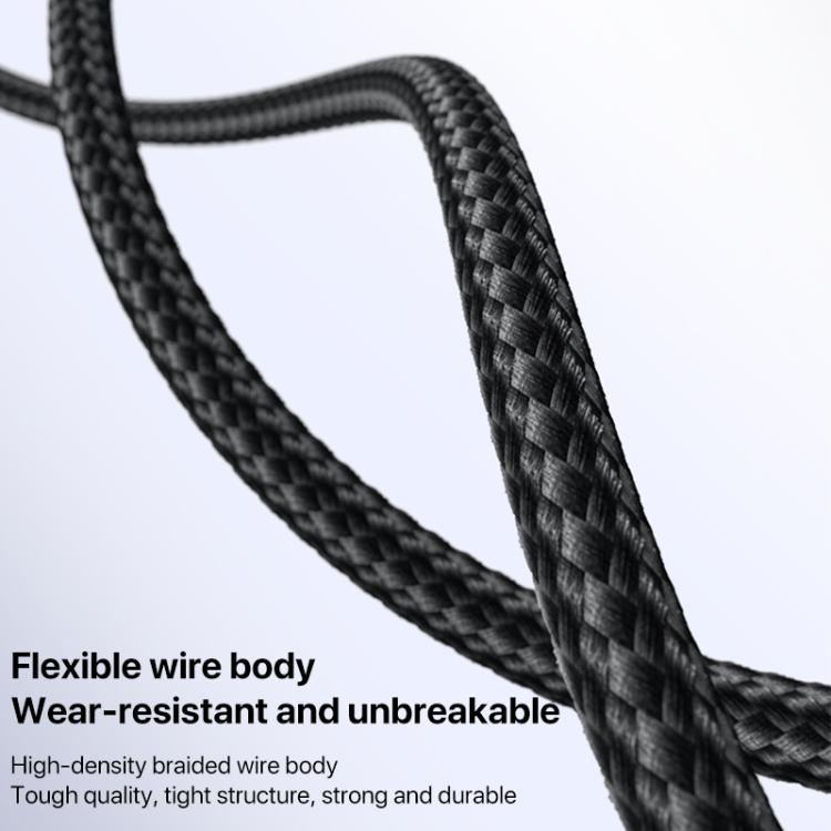 Yesido CA134L 3‑Meter USB‑to‑Lightning Fast Charging Cable Black