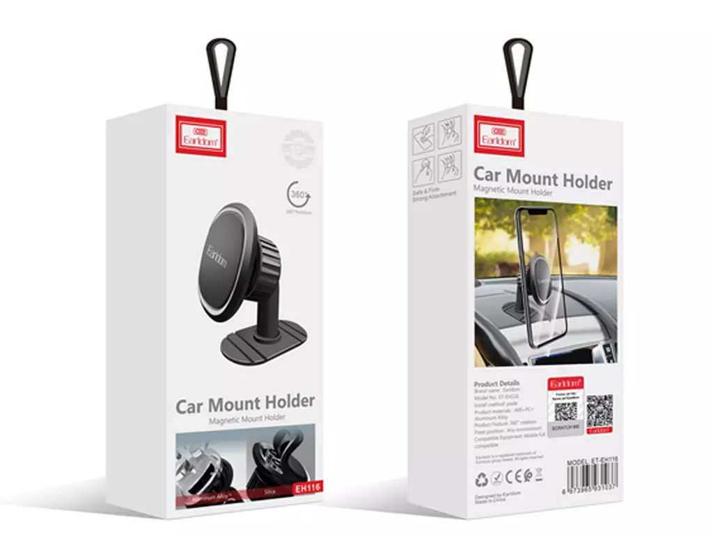 Earldom ET-EH116 Magnetic Car Mount with 360° Rotation