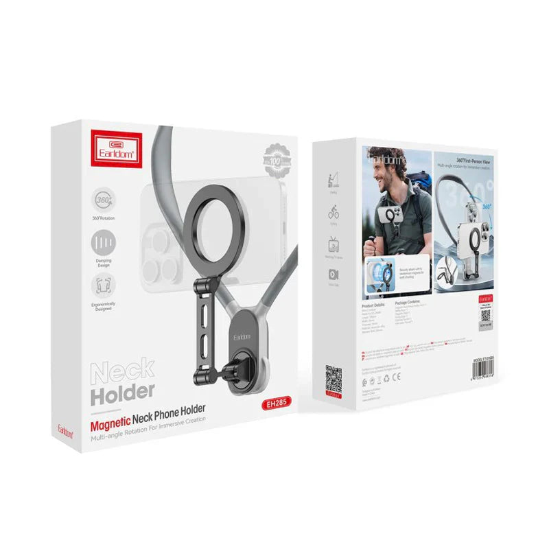 Earldom EH285 360° Adjustable Magnetic Neck Phone Holder