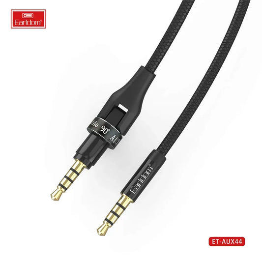 Earldom 90° Bendable 1.2m 3.5mm Stereo AUX Audio Cable