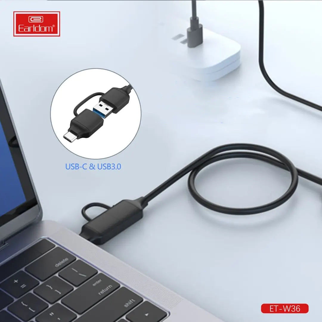 Earldom USB-C and USB-A SATA Adapter for 2.5" SSD/HDD