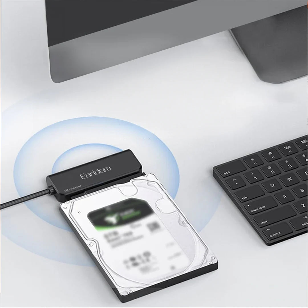 Earldom USB-C and USB-A SATA Adapter for 2.5" SSD/HDD