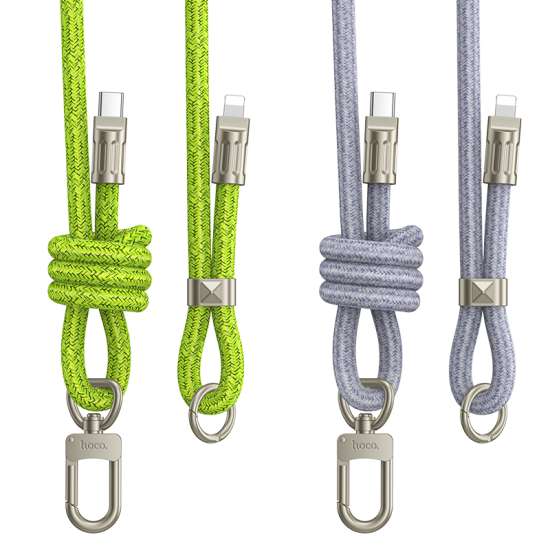 Hoco GH7 Elegant Series Type‑C to Type‑C Lanyard Cable 1.8m