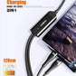 MOXOM 2-in-1 USB-C 100W PD Charging Cable with LED Display