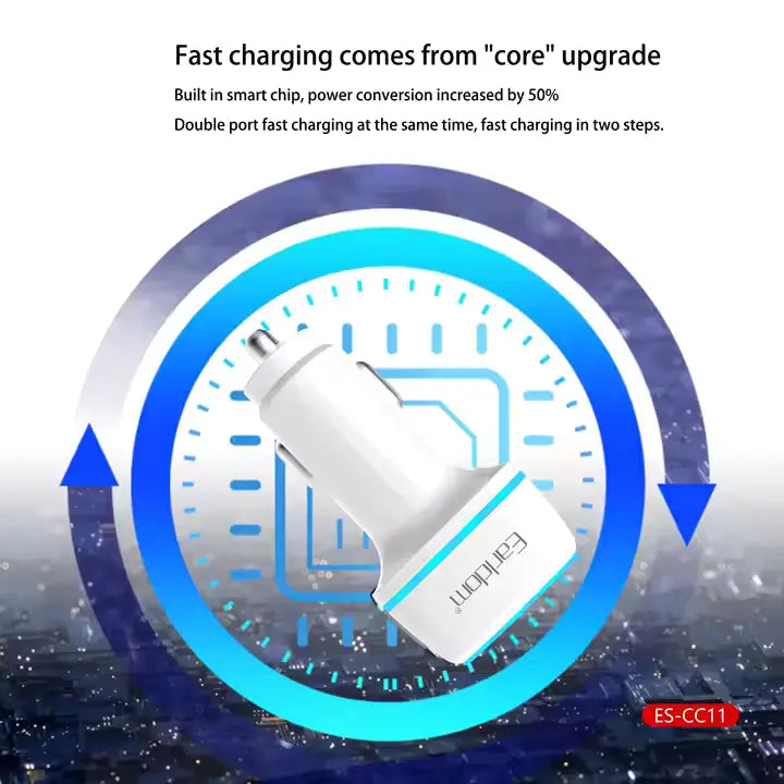 Earldom ES-CC11 Fast PD Car Charger with USB‑C Cable