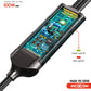 MOXOM 100W 2-in-1 Nylon Braided Fast Charging Cable Black