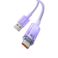 Baseus Flash USB‑C Quick Charge Cable 6A 1m Purple