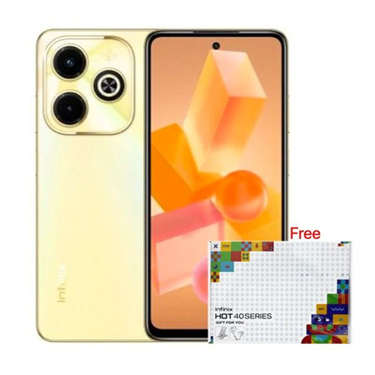 Infinix Hot 40i 128GB Horizon Gold Smartphone with 50MP Camera