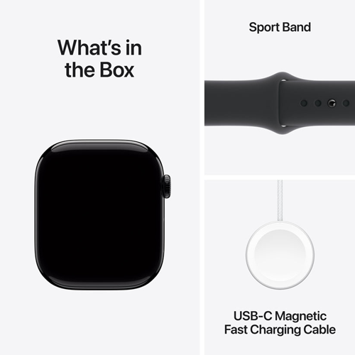 Apple Watch Series 10 GPS + Cellular 46mm with Sport Band - (Middle East Version)