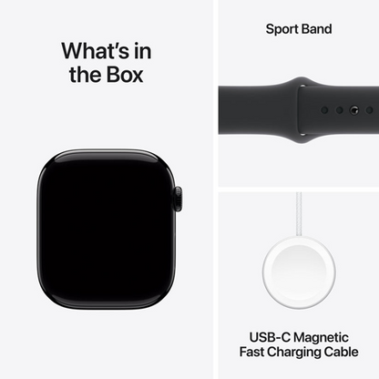 Apple Watch Series 10 GPS + Cellular 46mm with Sport Band - (Middle East Version)