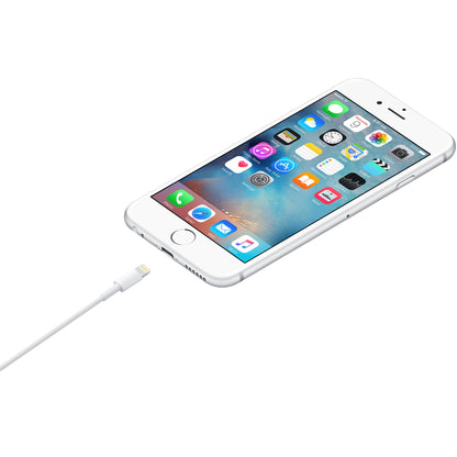 Apple 2M Lightning to USB Cable MD819ZM/A: Durable, Fast Charging & Syncing