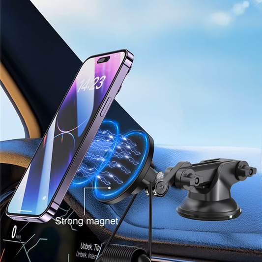 LZEL MagDrive Flex MagSafe Car Phone Holder Black