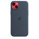 Official Apple iPhone 14 Plus Silicone Case with MagSafe - Storm Blue