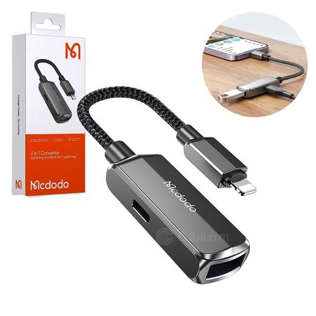 Mcdodo CA-2690 2-in-1 USB Lightning OTG 3.0 High-Speed Adapter