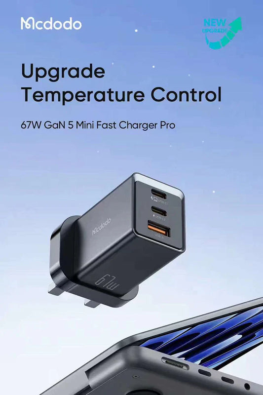 Mcdodo CH-155 67W Triple Port USB-C & USB-A Fast Charger