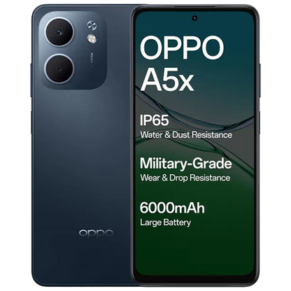 OPPO A5x NFC 4GB RAM 128GB Storage Rugged Smartphone