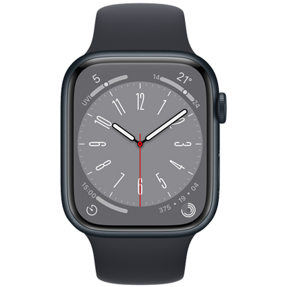 Apple Watch Series 8 GPS + Cellular 41mm with Sport Band - (Middle East Version)