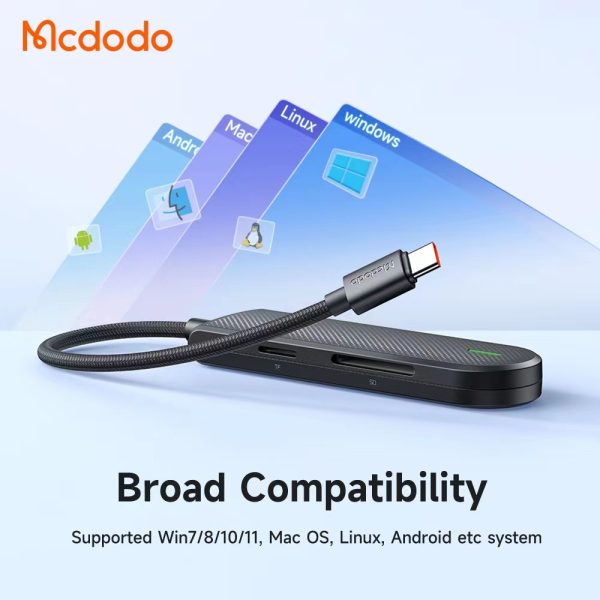 MCDODO HU-143 5‑in‑1 USB‑C Multi‑Port Expansion Hub for Laptop