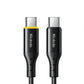Mcdodo 100W USB-C to USB-C 1.8m Auto Power-Off Cable Black