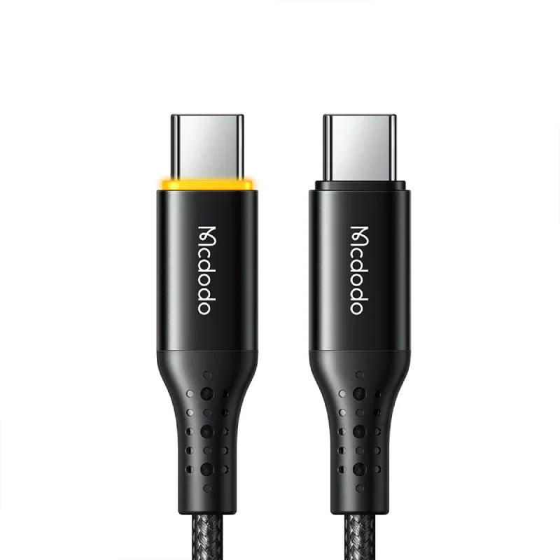 Mcdodo 100W USB-C to USB-C 1.8m Auto Power-Off Cable Black