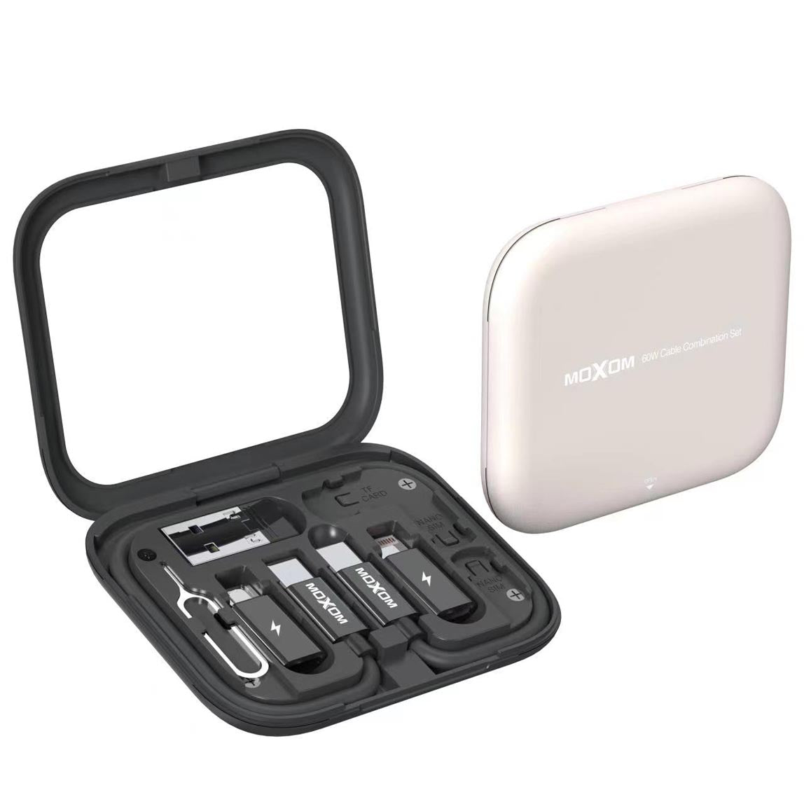 Moxom MX-CB161 High‑Durability 3A 60W PD Cable Set