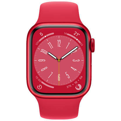 Apple Watch Series 8 GPS + Cellular 41mm with Sport Band - (Middle East Version)