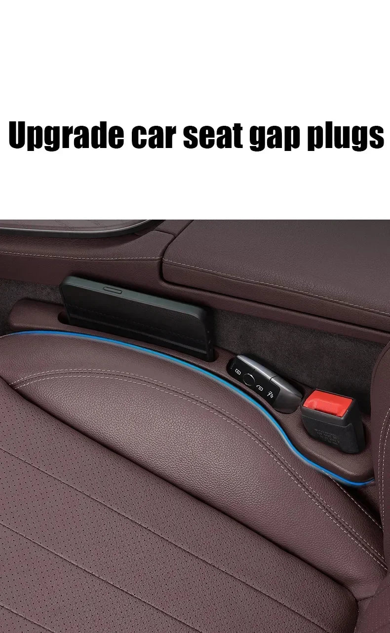 Black EVA Car Seat Gap Filler – Leak‑Proof Universal Fit