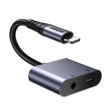 Joyroom Audio-Transfer 2-in-1 Lightning to 3.5mm Charging Adapter