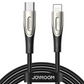 Fast Charging USB‑C to USB‑C & Lightning Cable 1.2 m Black