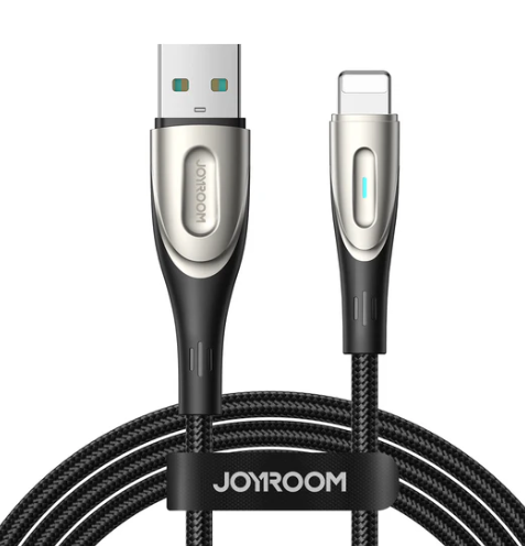 Joyroom 3A Fast Charging Braided Data Cable Lightning & Type‑C 1.2m
