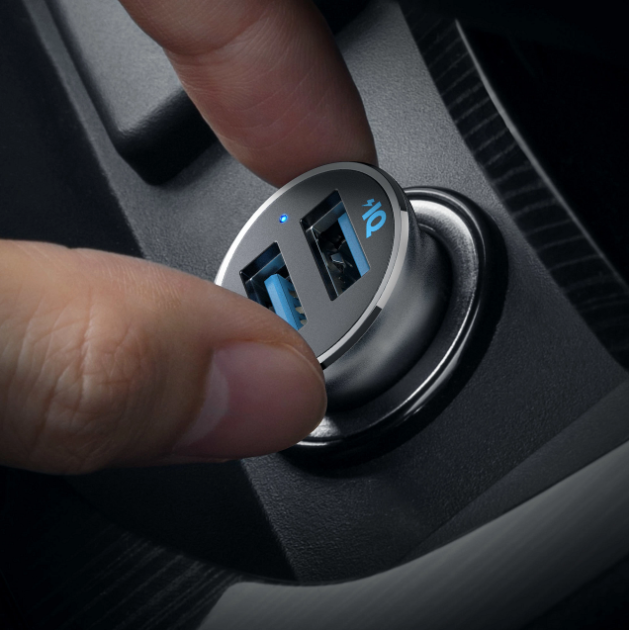Anker PowerDrive II Alloy 24W Dual USB Car Charger