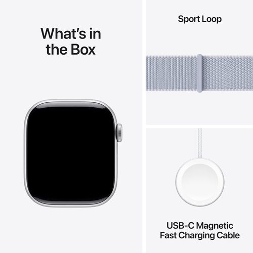 Apple Watch Series 10 GPS 46mm with Sport Loop (Middle East Version)