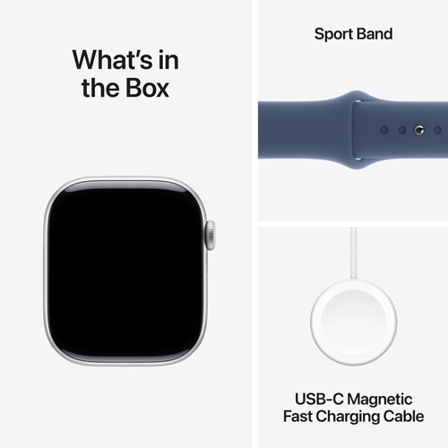 Apple Watch Series 10 GPS + Cellular 46mm with Sport Band - (Middle East Version)