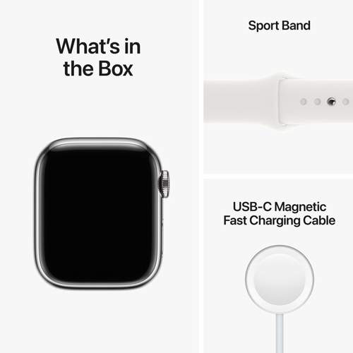 Apple Watch Series 8 GPS 41mm with Sport Band - (Middle East Version)