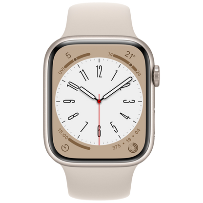 Apple Watch Series 8 GPS + Cellular 41mm with Sport Band - (Middle East Version)