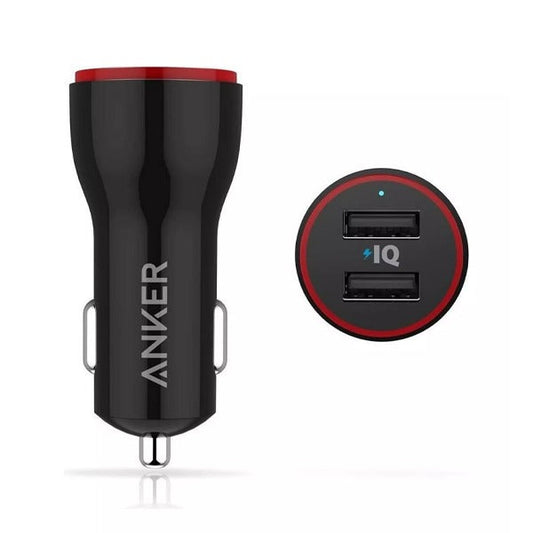 Anker PowerDrive 2 Dual USB 24W Car Charger Black