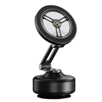 Smart Vacuum Suction Phone Holder with Type‑C Charging