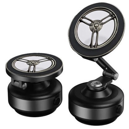 Smart Vacuum Suction Phone Holder with Type‑C Charging